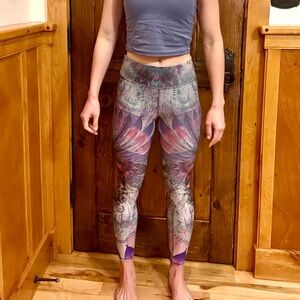 Aztec Warrior Boho Patterned Multicolored Leggings